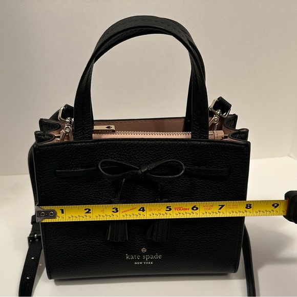 Black Kate Spade Hayes Mini Satchel Black Purse - Picture 15 of 17